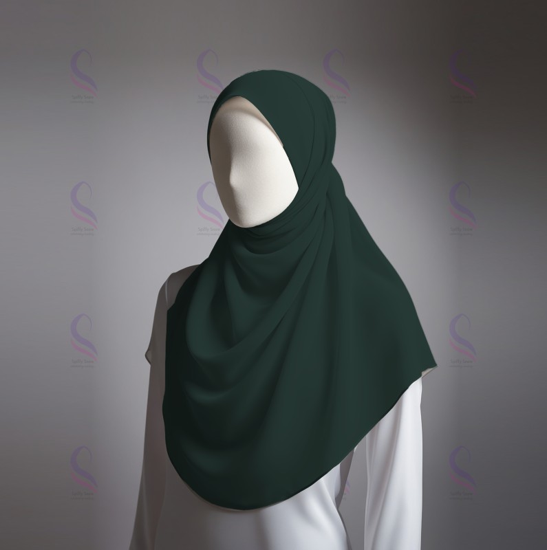 Dark Gray Chiffon Sheila (Hijab)